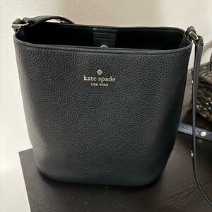 Kate Spade Black Pebbled Leather Crossbody Bag